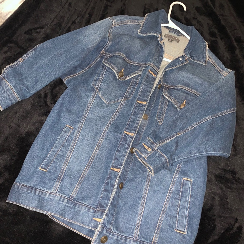 Oversized denim jacket